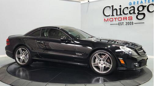Black 2009 Mercedes-Benz SL-Class SL 63 AMG