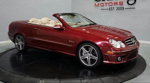 Storm Red Metallic 2007 Mercedes-Benz CLK-Class CLK 63 AMG