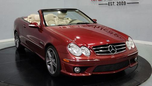 Storm Red Metallic 2007 Mercedes-Benz CLK-Class CLK 63 AMG