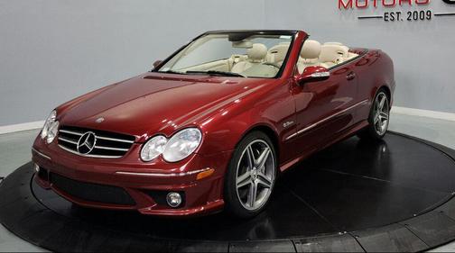 Storm Red Metallic 2007 Mercedes-Benz CLK-Class CLK 63 AMG