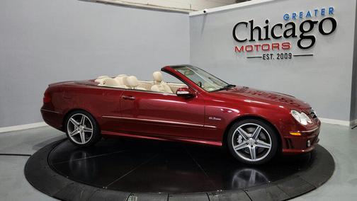 Storm Red Metallic 2007 Mercedes-Benz CLK-Class CLK 63 AMG