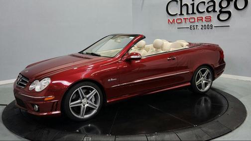 Storm Red Metallic 2007 Mercedes-Benz CLK-Class CLK 63 AMG
