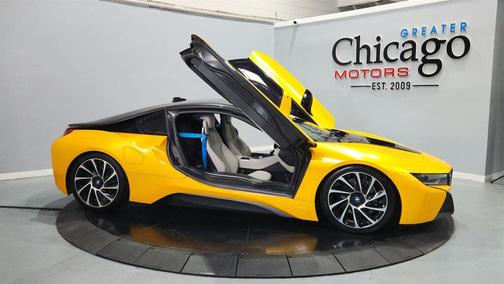 Wrapped Yellow 2014 BMW i8 Base