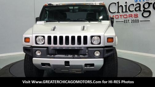Silver Ice Metallic 2009 Hummer H2 SUT