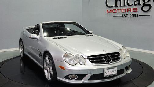 Iridium Silver Metallic 2007 Mercedes-Benz SL-Class SL 55 AMG