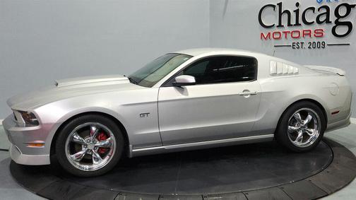 Brilliant Silver Clearcoat Metallic 2010 Ford Mustang GT Premium