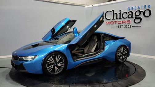 Protonic Blue Metallic w/Frozen Gray Accent 2014 BMW i8 Base