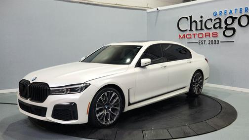 Frozen White 2022 BMW 750 i xDrive