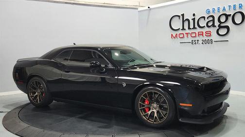 Pitch Black Clearcoat 2016 Dodge Challenger SRT Hellcat
