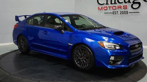 Blue 2016 Subaru WRX STI Base