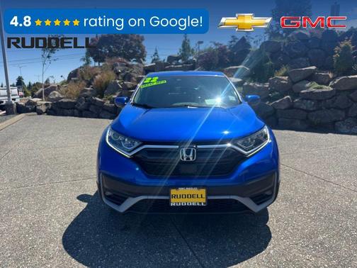 Aegean Blue Metallic 2022 Honda CR-V AWD EX-L
