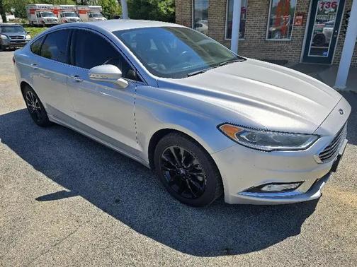 Silver 2017 Ford Fusion SE
