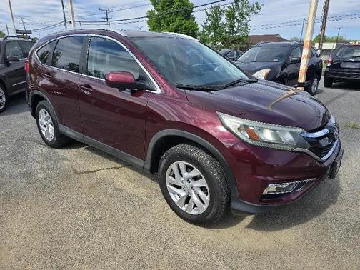 Burgundy 2015 Honda CR-V EX-L