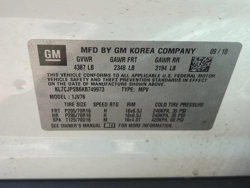 2019 Chevrolet Trax LT