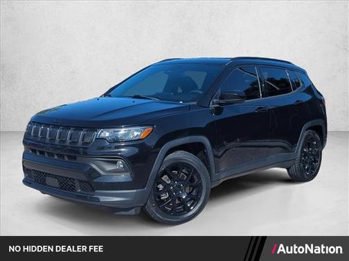 Diamond Black Crystal Pearlcoat 2022 Jeep Compass Latitude
