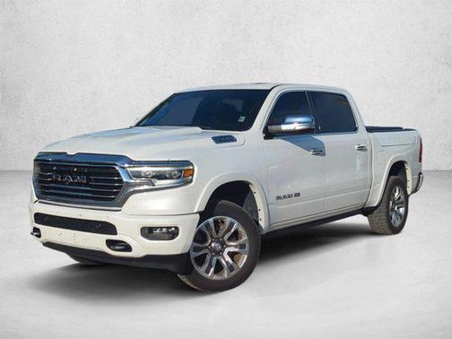 Ivory White Tri-Coat Pearlcoat 2021 RAM 1500 Longhorn