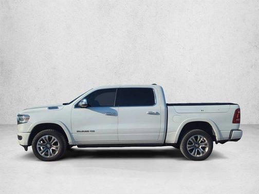 Ivory White Tri-Coat Pearlcoat 2021 RAM 1500 Longhorn