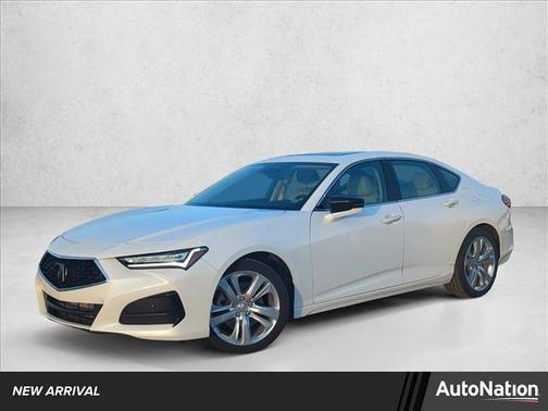 Platinum White Pearl 2023 Acura TLX Technology