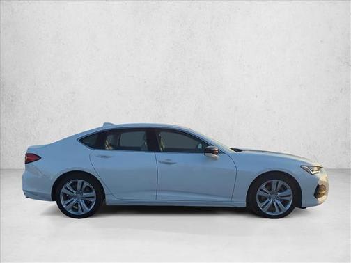 Platinum White Pearl 2023 Acura TLX Technology