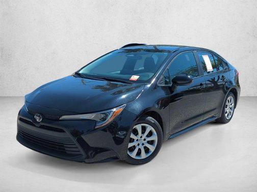 Midnight Black Metallic 2024 Toyota Corolla LE