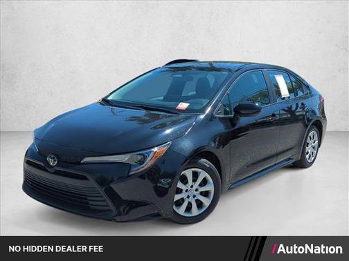 Midnight Black Metallic 2024 Toyota Corolla LE