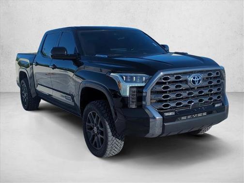 Midnight Black Metallic 2024 Toyota Tundra Hybrid Platinum