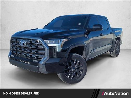 Midnight Black Metallic 2024 Toyota Tundra Hybrid Platinum