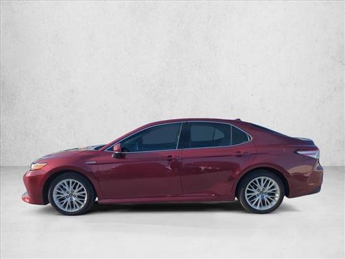 Ruby Flare Pearl 2020 Toyota Camry Hybrid XLE
