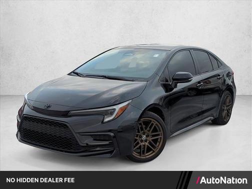 Midnight Black Metallic 2024 Toyota Corolla Nightshade Edition