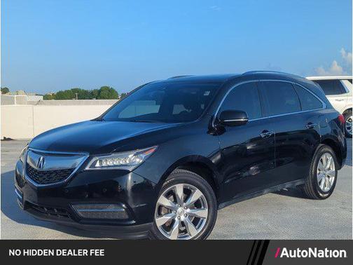 Crystal Black Pearl 2016 Acura MDX 3.5L