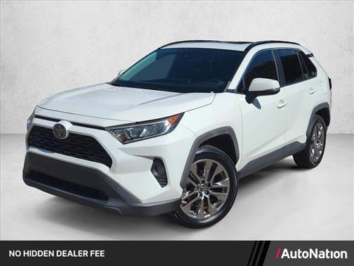 Super White 2019 Toyota RAV4 XLE Premium