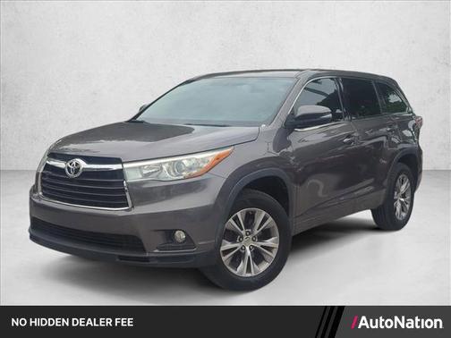 Predawn Gray Mica 2015 Toyota Highlander LE Plus