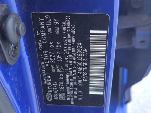 2012 Hyundai Accent GLS
