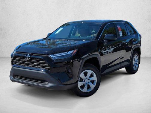 Midnight Black Metallic 2025 Toyota RAV4 LE