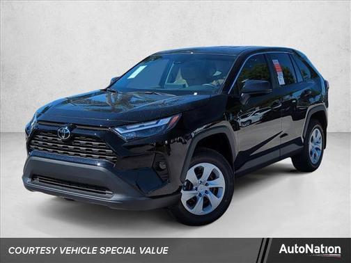 Midnight Black Metallic 2025 Toyota RAV4 LE