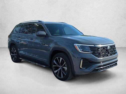 Pure Gray 2025 Volkswagen Atlas 2.0T SEL Premium R-Line 4MOTION