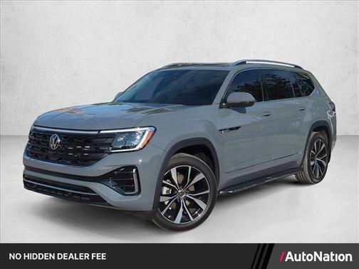 Pure Gray 2025 Volkswagen Atlas 2.0T SEL Premium R-Line 4MOTION