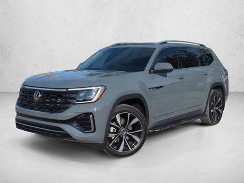 Pure Gray 2025 Volkswagen Atlas 2.0T SEL Premium R-Line 4MOTION