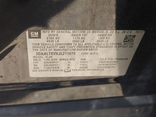 Ebony Twilight Metallic 2018 GMC Terrain SLE