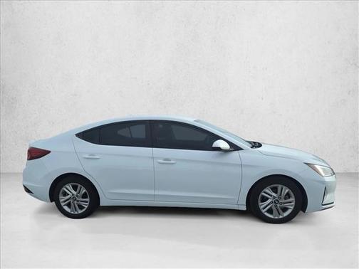 Quartz White Pearl 2019 Hyundai ELANTRA SEL