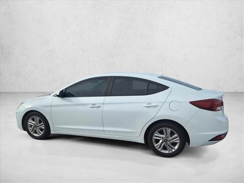 Quartz White Pearl 2019 Hyundai ELANTRA SEL