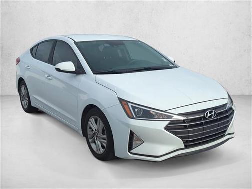 Quartz White Pearl 2019 Hyundai ELANTRA SEL