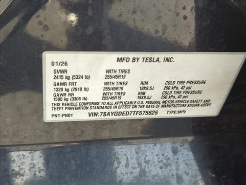 Stealth Grey 2026 Tesla Model Y Premium Rear-Wheel Drive