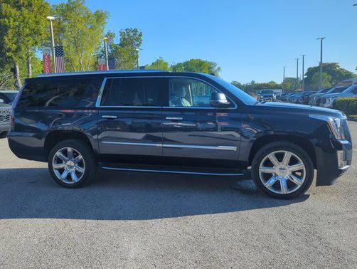 Dark Adriatic Blue Metallic 2020 Cadillac Escalade ESV Premium Luxury