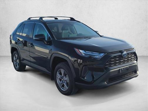 Midnight Black Metallic 2023 Toyota RAV4 Hybrid LE