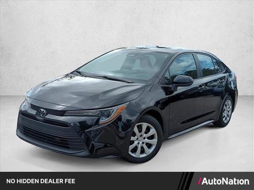 Midnight Black Metallic 2024 Toyota Corolla LE