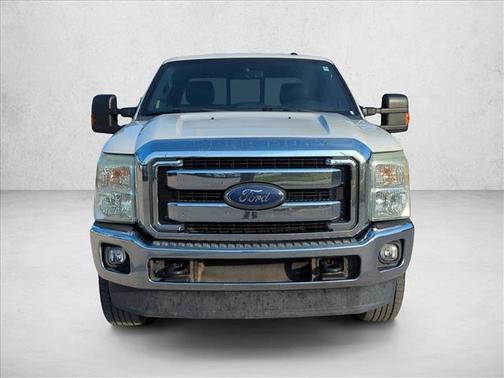 White Platinum Metallic Tri-Coat 2015 Ford F-250 Lariat