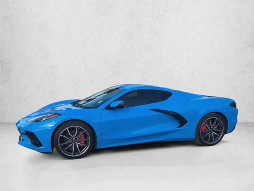 Rapid Blue 2025 Chevrolet Corvette Stingray w/1LT