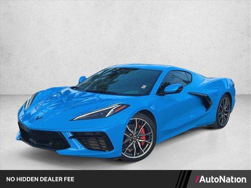 Rapid Blue 2025 Chevrolet Corvette Stingray w/1LT