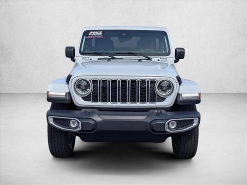 Bright White Clearcoat 2024 Jeep Wrangler 4-Door Sahara 4x4